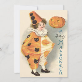 Abóbora Cute Palhaço Jack O Lantern