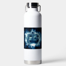 abóbora de Halloween na chuva