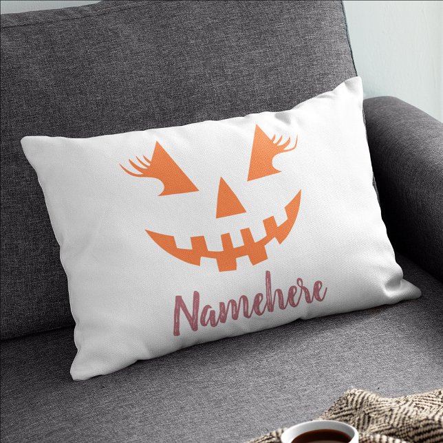 Abóbora de Halloween Personalizada Feminina Jack O (Criador carregado)