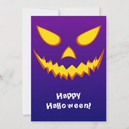 Abóbora do Jack com Rosto Sorridente de Halloween