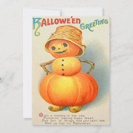 Abóbora Jack O' Lantern Boneco de Neve