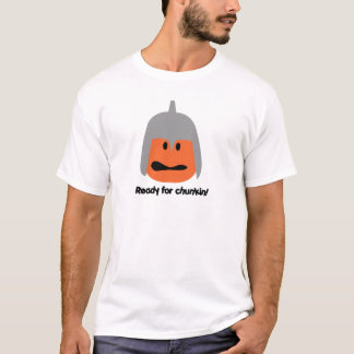 Abóbora pronta para o t-shirt do chunkin