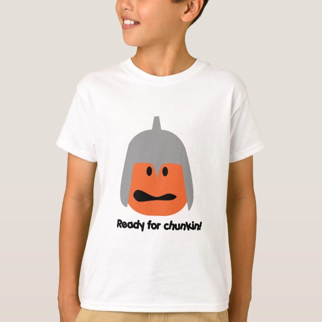 Abóbora pronta para o t-shirt do chunkin (Frente)