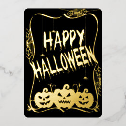 Abóboras de Halloween Delux Felizes