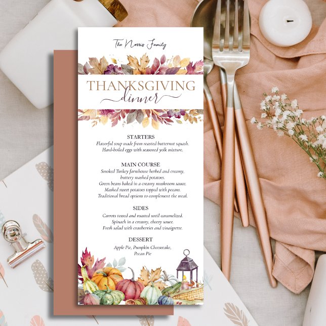 Abóboras e queda deixam o menu de Ação de Graças r (Criador carregado)