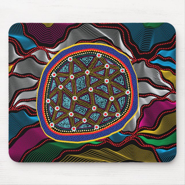 Aboriginal Design-15 Mousepad (Frente)