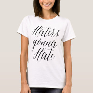 Aborrecedores que vão diar o t-shirt moderno da