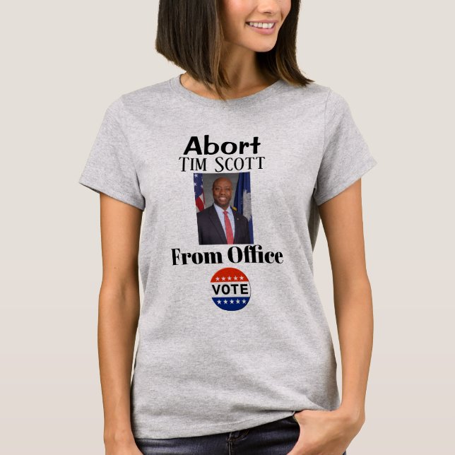Abortar Tim Scott T-Shirt (Frente)