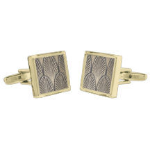 Arte Deco - Cufflinks do ventilador