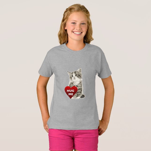 Abra-me - Camiseta Básica Feminina (Frente Completa)