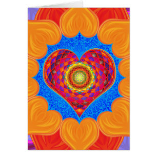 Abra seu Cartão de Saudação Coração