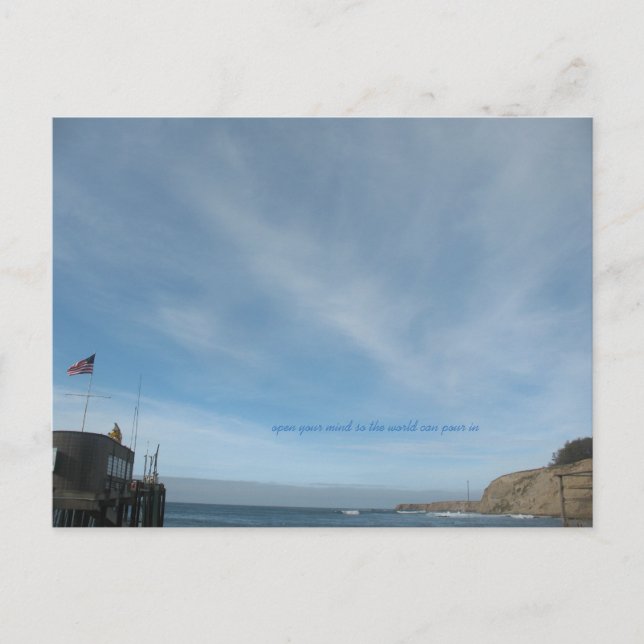 abra seu cartão postal (Frente)