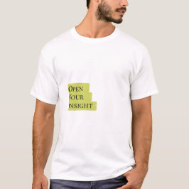 Abra Seu Insight – Camiseta Masculina Minimalista