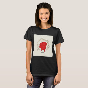 Abraçar a Camiseta Vermelha da Cadeira Não Convenc