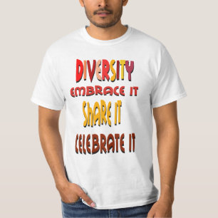Abraçar Camiseta da Diversidade