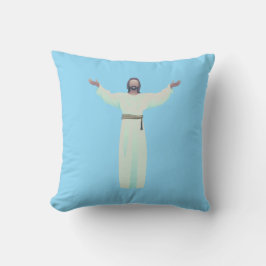 Abraçar Jesus - Almofada em Azul Claro