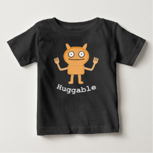 Abraçável - Camiseta de Jersey Fina para Bebê