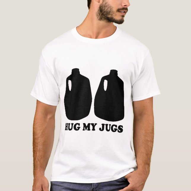 Abrace meu t-shirt dos jarros (Frente)