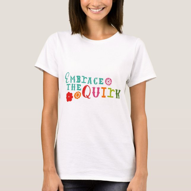 Abrace o t-shirt das mulheres do capricho (Frente)