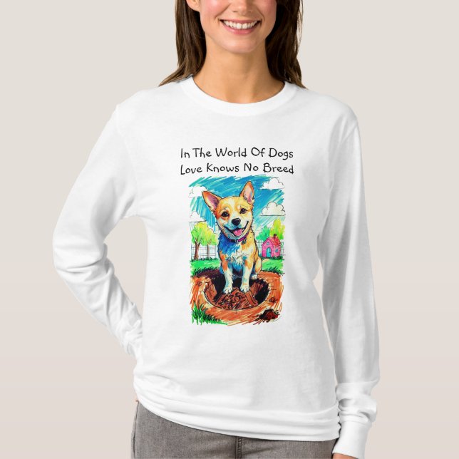 Abrace suas camisetas personalizadas, de amor pelo (Frente)
