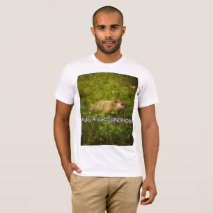 Abrace um t-shirt do groundhog