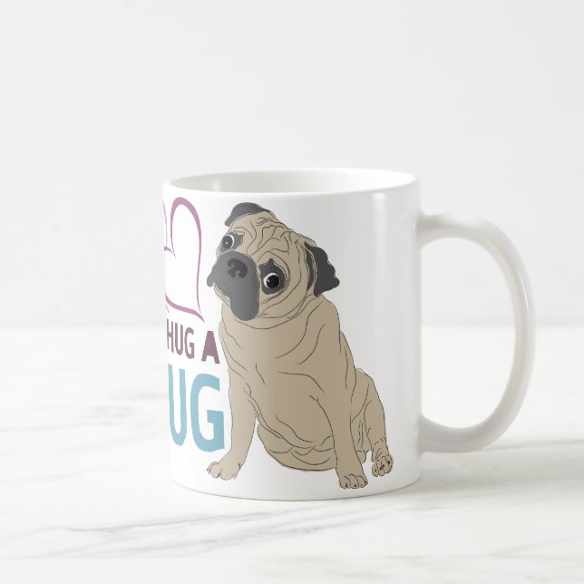 ABRACE UMA CANECA DO PUG (Direita)