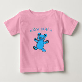 abraço, abraço, t-shirt bebê urso de pelúcia