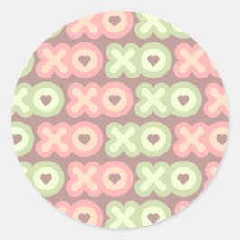 Abraço e adesivo Kisses