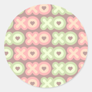 Abraço e adesivo Kisses