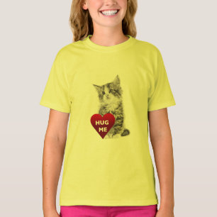 Abraço-me - Camisa Básica Para Meninas