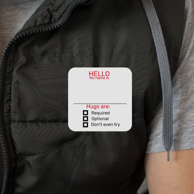 Abraços com Nome de etiqueta de festas engraçadas (Criador carregado)