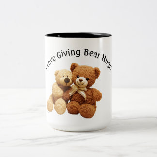 Abraços de urso caneca do Dois-Tom de 15 onças