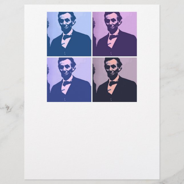 Abraham Lincoln Pop Art (Frente)