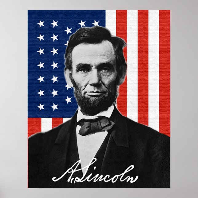 Abraham Lincoln Poster (Frente)