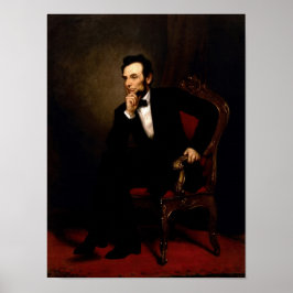 Abraham Lincoln - Poster do Retrato Oficial