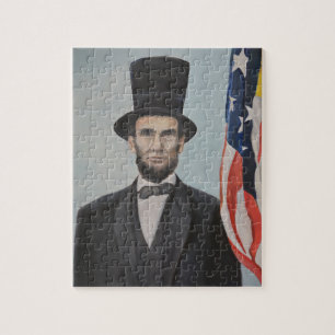 Abraham Lincoln Retrait Art Quebra-cabeça
