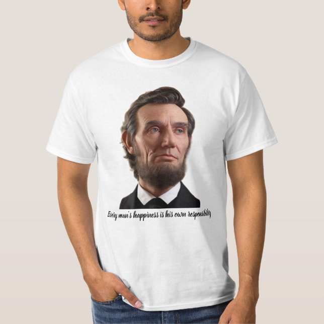 Abraham Lincoln T-shirt (Frente)