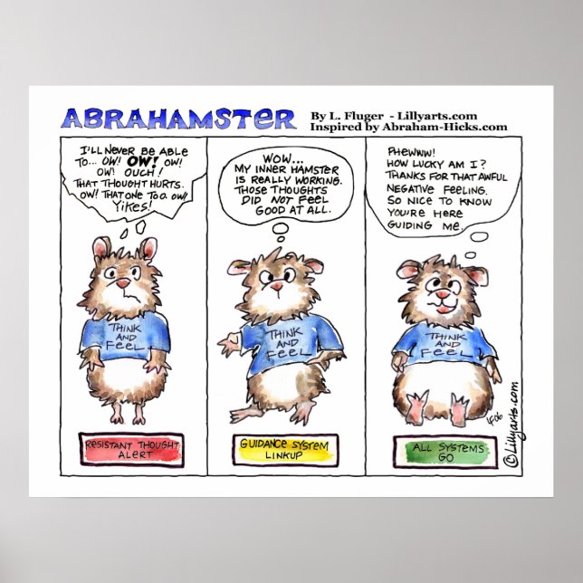 Abrahamster 3 Painel de desenho Poster (Frente)
