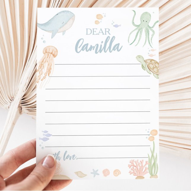 Abram O Cartão De Mensagem Da Cápsula Do Tempo Mar (Criador carregado)