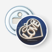 Abre-se do frasco redondo LOVE