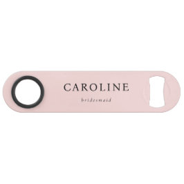 Abridor De Garrafa Bar Key Bridesmaid Elegante Rosa Moderna
