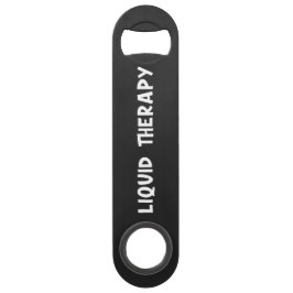 Abridor De Garrafa Bar Key Liquid Therapy Beer Steel Bottle Opener