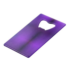 Abridor De Garrafa Cartão Em Forma De Crédito Cartão de visita metálico roxo com abre-garrafas