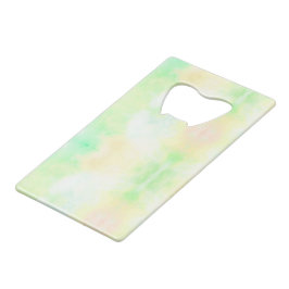 Abridor De Garrafa Cartão Em Forma De Crédito Desenho abstrato colorido em um cartão com um cant