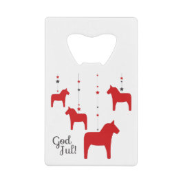 Abridor De Garrafa Cartão Em Forma De Crédito Meu Deus! Dala Horse Credit Card Bottle Opender