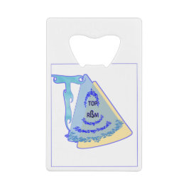 ABRIDOR DE GARRAFA CARTÃO EM FORMA DE CRÉDITO TOP_MODERN_BLUE_SO CUTE