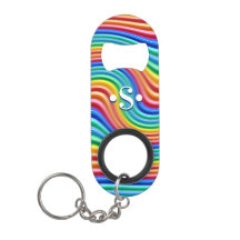 Rainbow Priter chave anel mini abertura de frasco