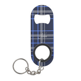 Abridor De Garrafa Chaveiro Vidro De capas de iphone De Xadrez Azul na moda Ou