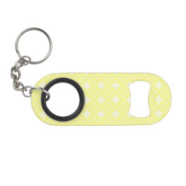 Abridor De Garrafa Mini Padrão de depósito amarelo-limão