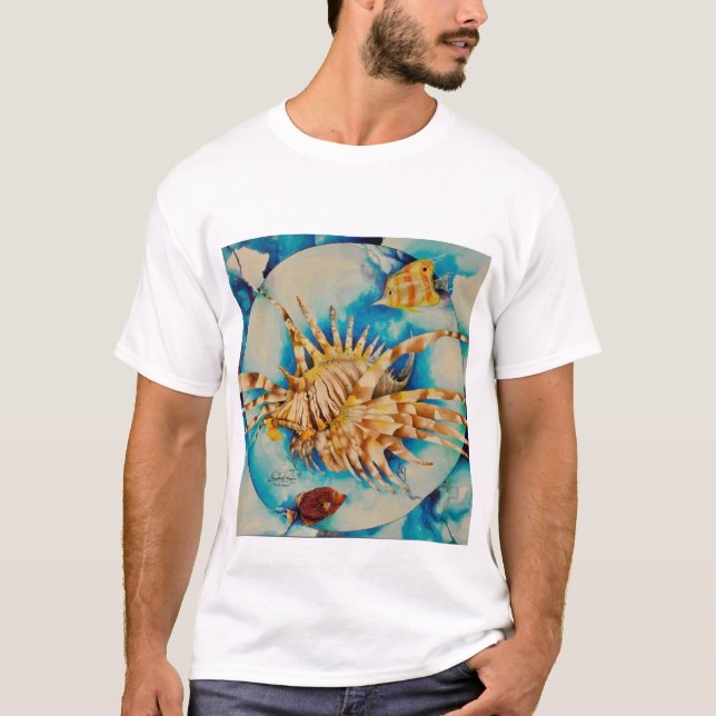 Abrigo dos peixes, t-shirt (Frente)